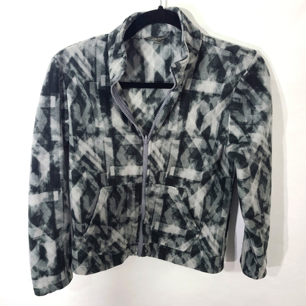 Eddie Bauer Kids Boy Size Medium 10/12‎ Fleece Full Zip Jacket Outdoor Outerwear